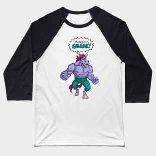 Unicorn Smash Baseball T-Shirt